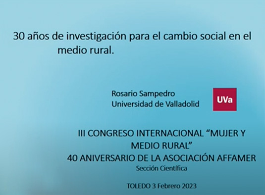 Ponencia inaugural Sección Académica